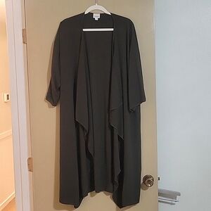 LuLaRoe Shirley Sheer Cardigan Army Green Size L